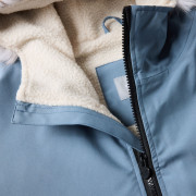 Detský nepremokavý kabát Regatta Junior Waterproof Changing Robe Pro Grey Mirage