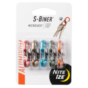 Pomocná karabína Nite Ize S-Biner Microlock hliník
