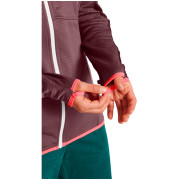 Dámska funkčná mikina Ortovox Fleece Light Grid Hooded Jkt W