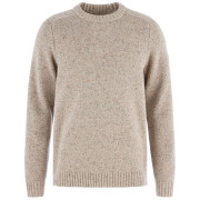 Pánsky sveter Fjällräven Övik Neps Knit Sweater M béžová Grey