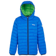 Detská zimná bunda Regatta Junior Hooded Marizion Aviator Blue modrá Aviator Blue Wild Lime