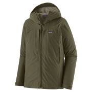 Pánska bunda Patagonia M's Insulated Boulder Fork Rain Jkt zelená Basin Green