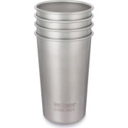 Sada nerezových pohárikov Klean Kanteen Steel Pint 473 ml strieborná Brushed Stainless