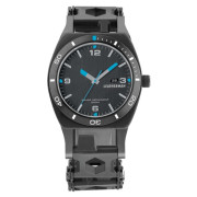 Náramok s hodinkami Leatherman Tread Tempo Black