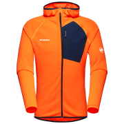 Pánska bunda Mammut Aenergy Light ML Hooded Jacket oranžová arumita-marine