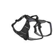 Postroj pre psa Mountain Paws 3-Strap Dog Harness čierna Black