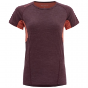 Dámske funkčné tričko Devold Running Merino 130 T-Shirt Wmn fialová