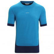 Pánske funkčné tričko Icebreaker Men ZoneKnit™ SS Tee modrá Geo Blue/Royal Navy/Cb