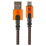 Nabíjací a dátový kábel Xtorm Xtreme USB to USB-C cable (1,5m) čierna Black/Orange