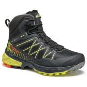 Detské outdoorové topánky Asolo Tahoe Mid JR GTX čierna/žltá black/safery yellow/B056