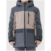 Detská bunda 4F Technical jacket U0831 hnedá LIGHT BROWN