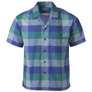 Pánska košeľa Marmot Muir Camp Novelty SS modrá/zelená