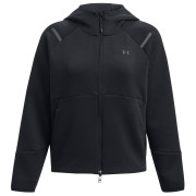 Dámska funkčná mikina Under Armour Unstoppable Fleece FZ čierna Black