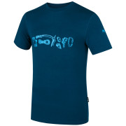 Pánske tričko Zulu Bambus Climber 210 short tyrkysová ocean blue