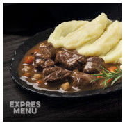 Hotové jedlo Expres menu KM Teľacie líčka s kašou