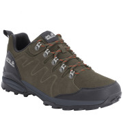 Pánske topánky Jack Wolfskin Refugio Texapore Low M zelená Khaki/Phantom