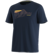 Pánske funkčné tričko Smartwool Men's Alpine Trace Active Short Sleeve G tmavomodrá Deep Navy