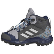 Detské topánky Adidas Terrex Mid Gtx Minecraft sivá Glogry/Greone/Grefiv