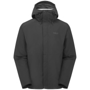 Pánska bunda Rab Downpour Jacket čierna