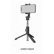 Selfie tyč Swissten BLUETOOTH SELFIE STICK ALUMINUM TRIPOD PRO