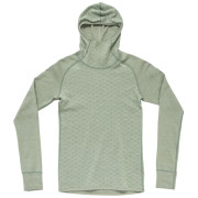 Dámske funkčné tričko Devold Kvitegga Merino 230 Hoodie Wmn svetlozelená RAW WHITE