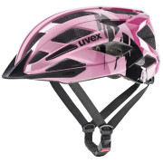 Detská cyklistická helma Uvex Air Wing 2 čierna/ružová strawberry-black