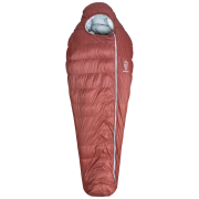 Páperový spacák Patizon D 890 M (171-185 cm) červená/sivá Red / Silver