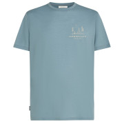 Pánske tričko Icebreaker Men Merino 150 Tech Lite SS Tee Peaceful Pass svetlomodrá Flint Blue