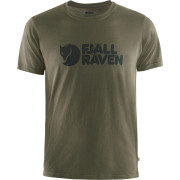 Pánske tričko Fjällräven Logo T-shirt M zelená 633_Dark Olive