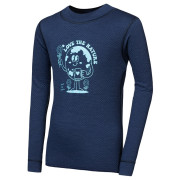 Detské funkčné tričko Sensor Merino DF Planet Deep Blue tmavomodrá Deep Blue