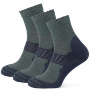 Ponožky Zulu Merino Men 3 pack zelená/čierna