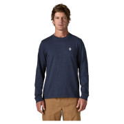 Pánske tričko Patagonia M's L/S MW Hut Tripper Skyline T-Shirt