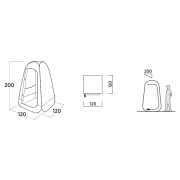 Prístavok ku stanu Easy Camp Vik Utility Tent