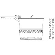 Sada na varenie Primus PrimeTech Stove Set II 1.3L