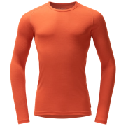 Pánske funkčné tričko Devold Adventure Merino 190 Shirt Man oranžová Brick