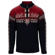 Pánsky sveter Dale of Norway 140th Anniversary Masc Sweater tmavomodrá Navy Redrose Offwhite
