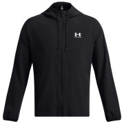 Pánska bunda Under Armour Vibe Woven Jacket čierna Black/White