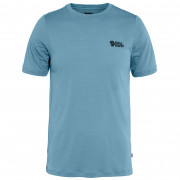 Pánske tričko Fjällräven Abisko Wool Logo SS M modrá Dawn Blue