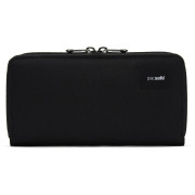 Peňaženka Pacsafe RFIDsafe Continental Wallet čierna jet black