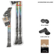 Detské nordic walking palice Fizan NW Speed Junior