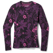 Dámske funkčné tričko Smartwool W Classic Thermal Merino BL Crew Boxed 2023 fialová Purple Iris Floral