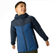 Detská zimná bunda Regatta Illuma Reflective Jacket Navy/Aviator Blue