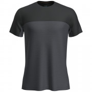 Pánske funkčné tričko Icebreaker Men Merino 125 Cool-Lite™ Sphere III SS Tee Colour Block sivá/čierna