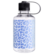Fľaša Nalgene Narrow Mouth Animal Print 500 ml modrá/biela Clear Rainbow Giraffe