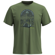 Tričko Smartwool Streets to Peaks Short Sleeve Graphic Tee zelená fern green