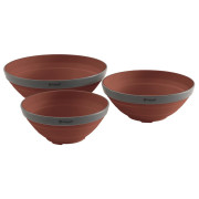 Sada misiek Outwell Collaps Bowl Set hnedá Terracotta