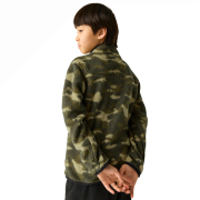Detská funkčná mikina Regatta Junior Frankie Warm Fleece Bark Green Camo