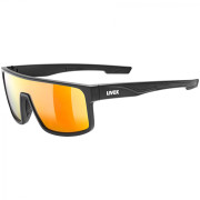 Slnečné okuliare Uvex LGL 51 čierna/oranžová Black Mat/Mirror Red