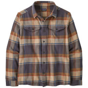 Pánska košeľa Patagonia M's Fjord Flannel Shirt sivá/hnedá Sunrise Ridge: Forge Grey