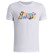 Detské funkčné tričko Under Armour UA B Patch Pack Wm SS White biela/čierna White / / Black